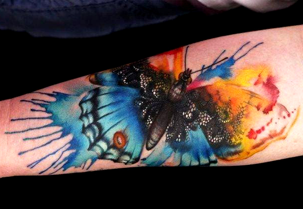 embedded_butterfly_watercolor_tattoo