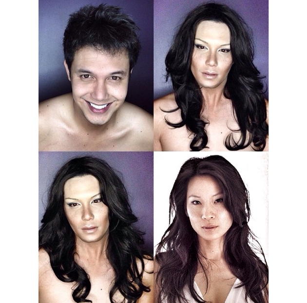 embedded_man_transforms_into_lucy_liu_with_makeup